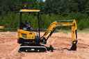SANY excavator model outside