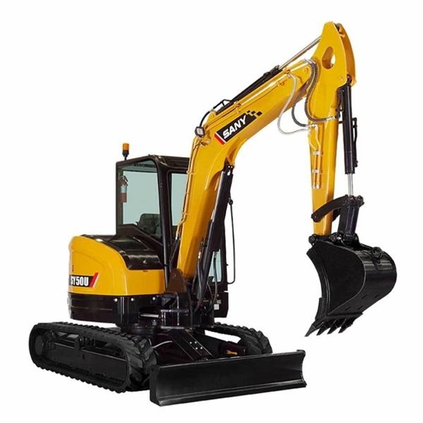 Mini Excavator stock image