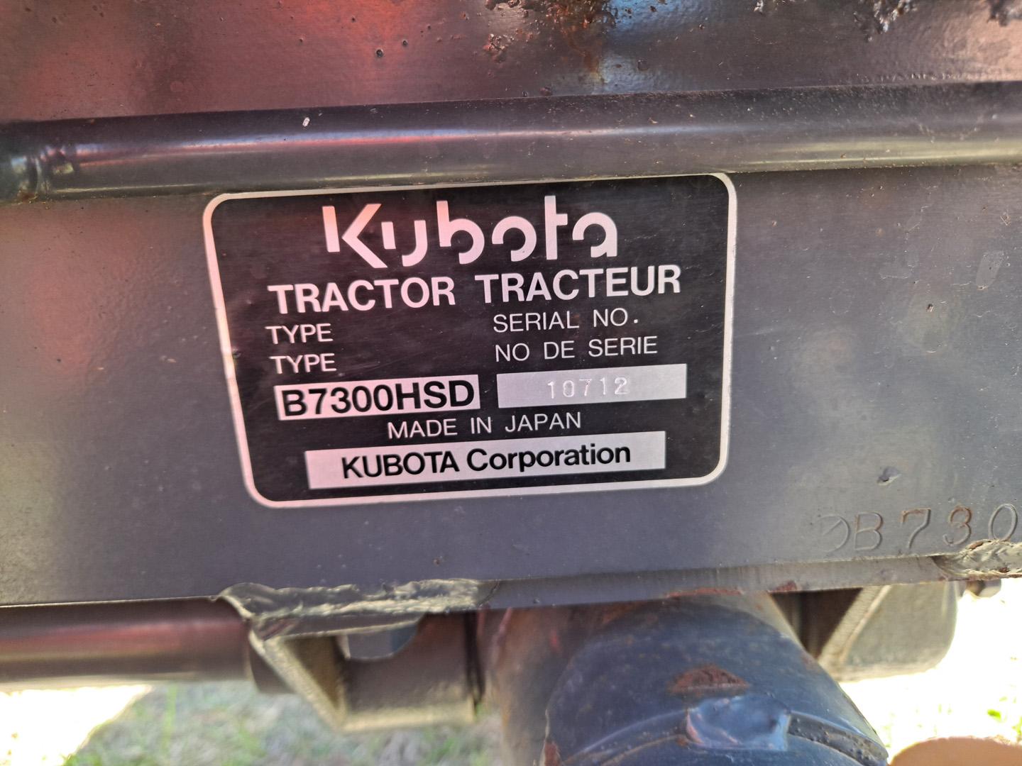 Kubota B7300HSD Compact Tractor