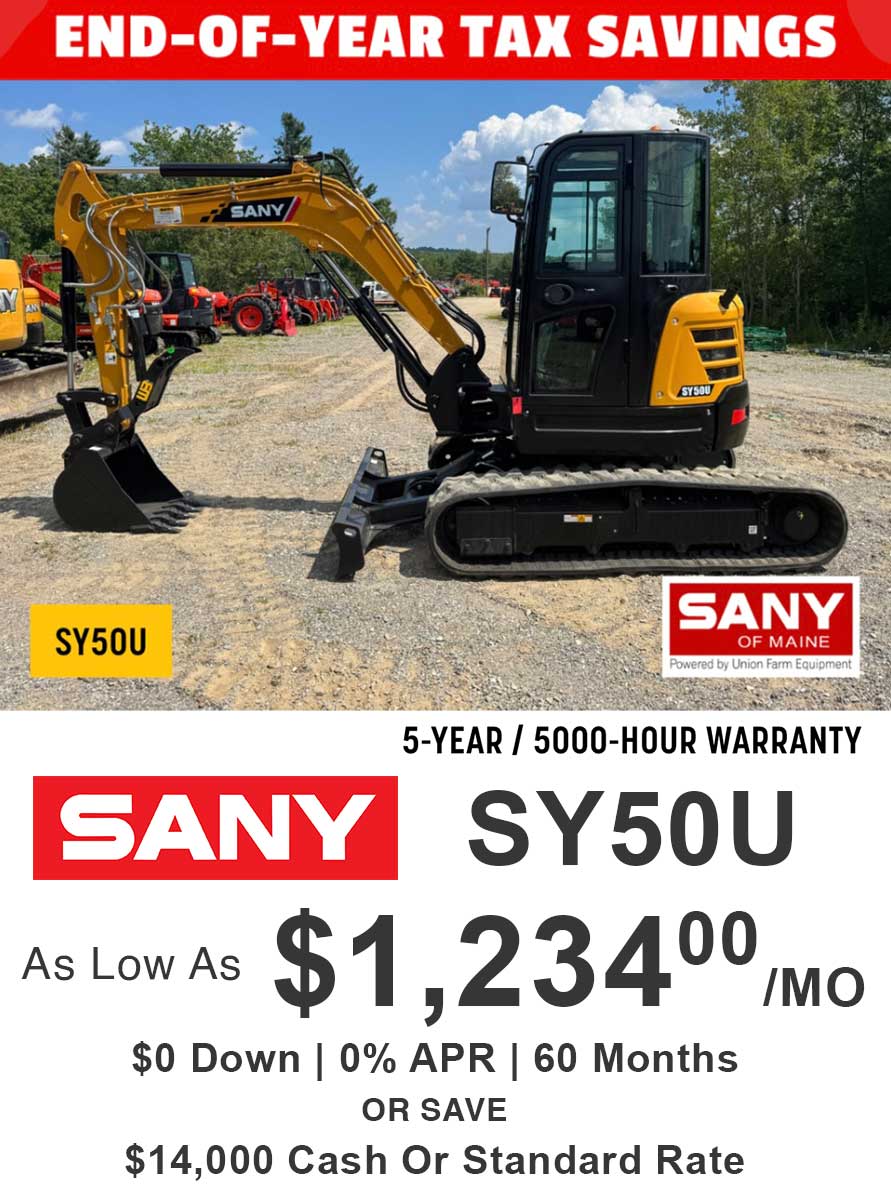 SANY SY50U Excavator Special