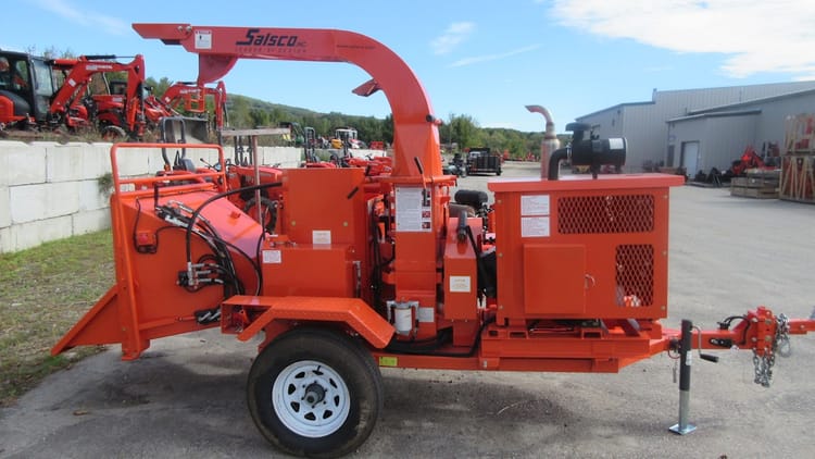 Salsco 810M 10in Diesel Chipper – Tow-Behind