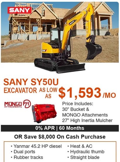 SANY SY50U Excavator
