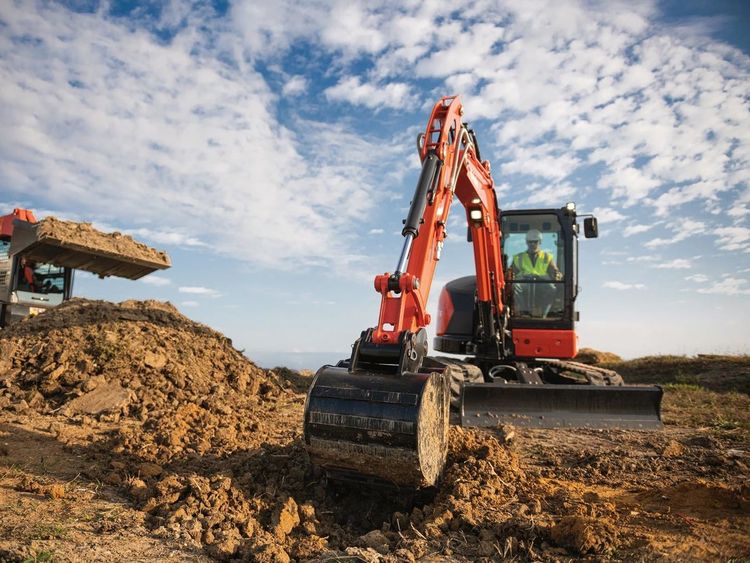 Kubota KX057-5R3A Compact Excavator – 12,000 lbs.