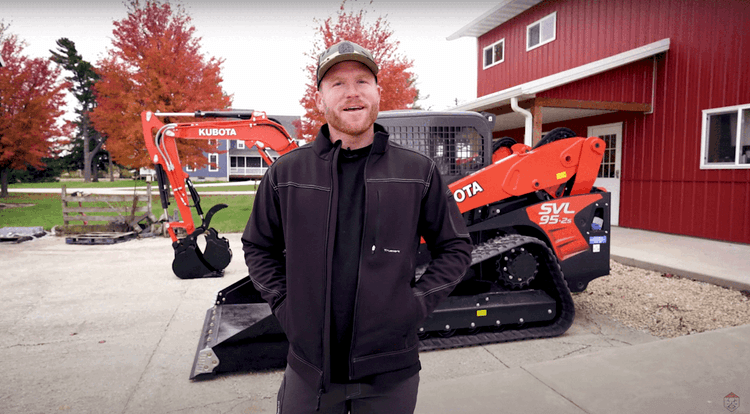 Kubota Partners with Rural Renovators’ Kyle Stumpenhorst on SVL, KX Series