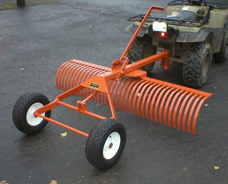 York TA25 5′ Tow-Behind Rake