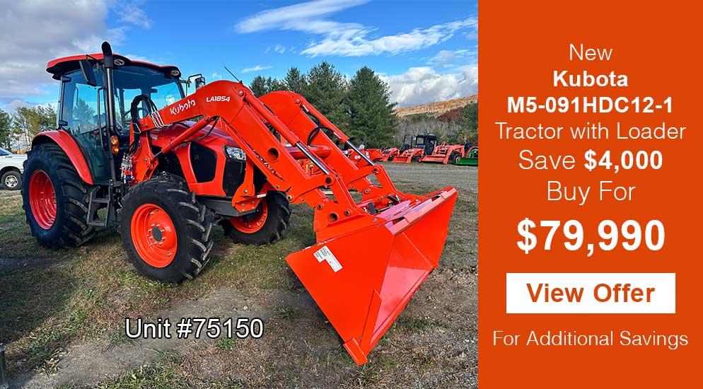 Image of Kubota M5-091 Tractor with Loader on Special