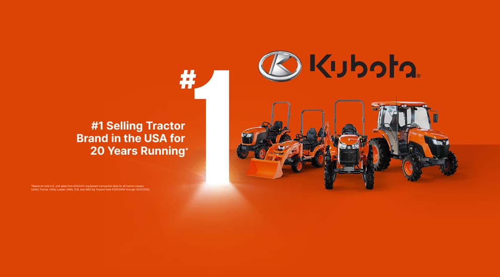 #1 Selling Tractor Brand in the USA for 20 Years Running