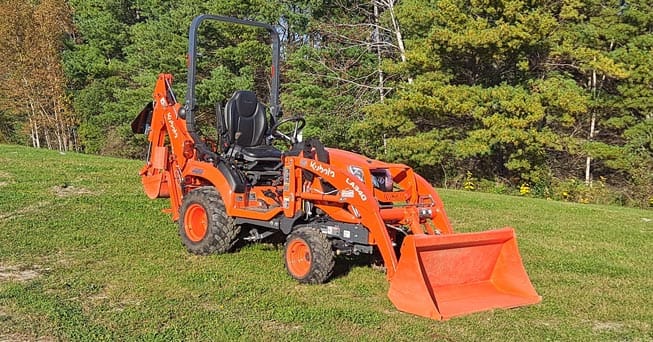 Compact Tractor R14 Kubota BX23SLB-R14-1 Sub-Compact Tractor-Loader-Backhoe - 2,600 lbs ...